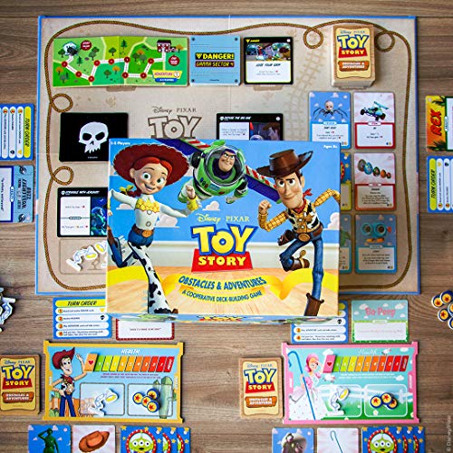 USAopoly Disney Pixar Toy Story Obstacles & Adventures A Cooperative Deck Building Game - English