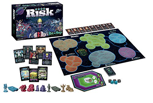 USAopoly Risk Rick & Morty Edition Board Game Juego de Mesa