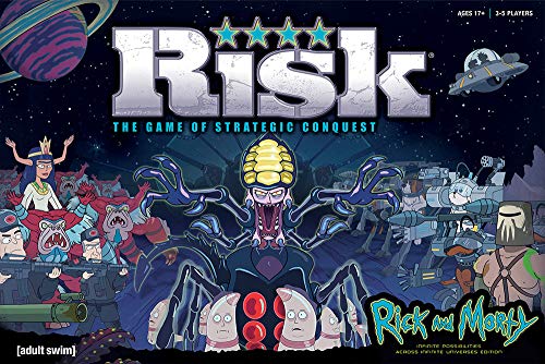 USAopoly Risk Rick & Morty Edition Board Game Juego de Mesa
