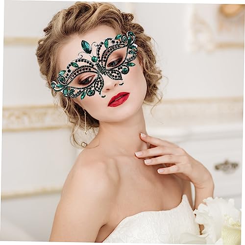 USHOBE 2 Piezas De Mascarada Medio Para Mujeres Cosplay Media Mascarada Gafas De Cosplay Decoraciones De Fiesta De Disfraces Mascarada Para Parejas Amantes Aleación