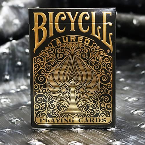 U.S.P.C.C. Bicycle Aureo Black Playing Cards
