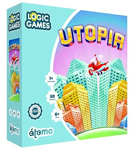 Utopia. Juego de lógica Logic Game. Juego para 1 Jugador a Partir de 8 años. Juego para razonamiento, lógica y atención
