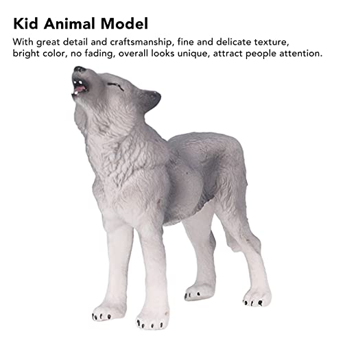 Vakitar Figuras De Animales De Lobo, Juguete para Niños, Modelo De Animal Salvaje, Figura De Animal, Juguete Educativo, Adorno para El Hogar