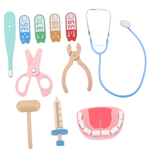 VICASKY 1 Juego De Juguetes De Doctor Kit De Dentista para Niños Juego De rol Médico Juego De Dentista Juguetes para Niños Estuche De Traje para Niños Kit De Dentista para Niños