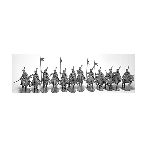 Victrix - Lancers de la Guardia Imperial Napoleónica Francesa - 12 figuras - Miniaturas de plástico de 28 mm - Guerras Napoleónicas