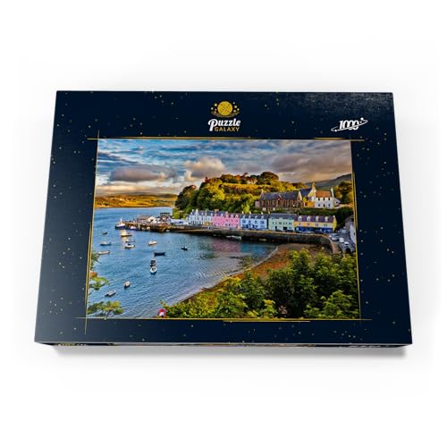 Vista De Portree Antes De La Puesta De Sol, Isla De Skye, Escocia - Premium 1000 Piezas Puzzles - Colección Especial MyPuzzle de Puzzle Galaxy