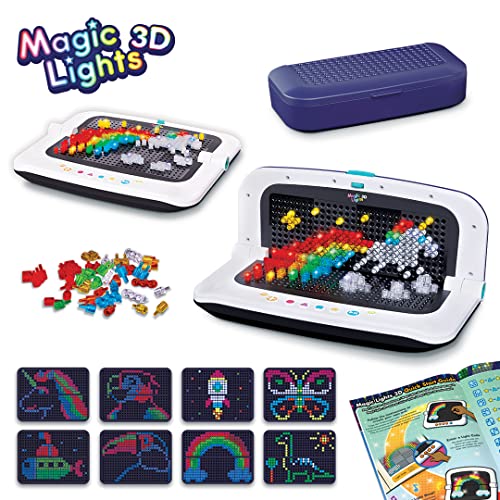 VTech Magic Lights 3D | Juguete artístico y creativo para niños +4 años | Haz que tus obras de arte cobren vida en 2Dy3D con luz y sonido | Versión ESP