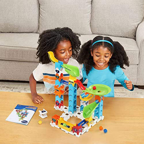 VTech - Marble Rush Beginner Set S200, Circuito de canicas Interactivo y Juguete de construcción para niños +4 años, Versión ESP