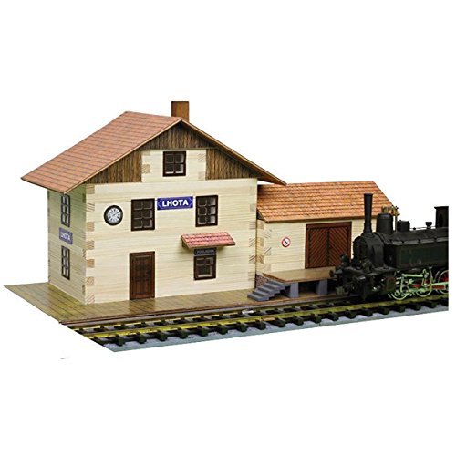Walachia- Estación de ferrocarril E/0 Kits de madera (213) , color/modelo surtido