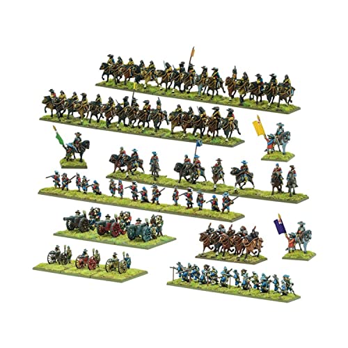 Warlord Games Caballería de Guerras Civiles inglesas - Miniaturas de plástico para lucios y Disparos batallas épicas miniaturas Altamente detalladas para Juegos de Guerra de Mesa