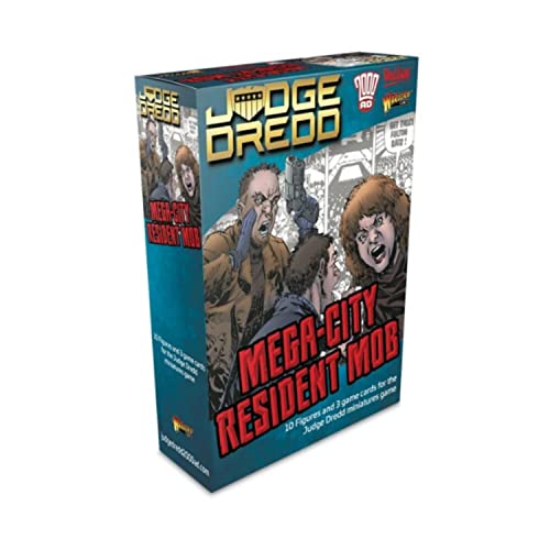 Warlord Games Mega-City Resident Mob for Judge Dredd - Miniaturas altamente detalladas 2000AD para juegos de guerra de mesa