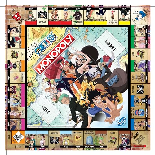 Winning Moves Juego Mesa Monopoly One Piece, WM02921-SPA-6