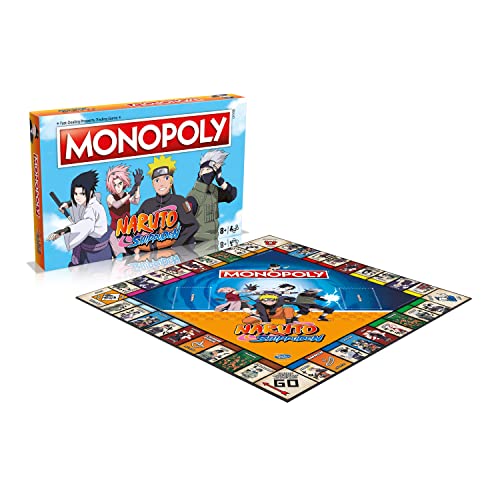 Winning Moves Monopoly Naruto Board Game, Multicolor, Talla única (WM00167-EN1)