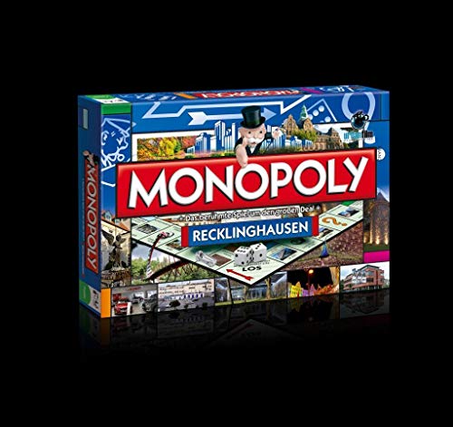 Winning Moves - Monopoly Recklinghausen City Edition - el Juego de fama Mundial sobre la Propiedad y la Propiedad inmobiliaria