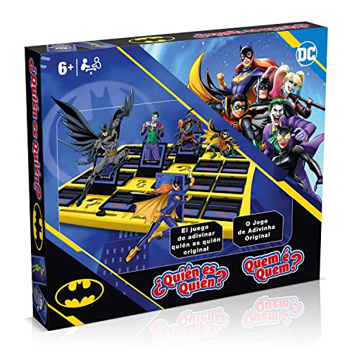 Winning Moves Quien es Quien Batman - Juego de Preguntas y Respuestas - Versión en Español, WM02963-BL1-6