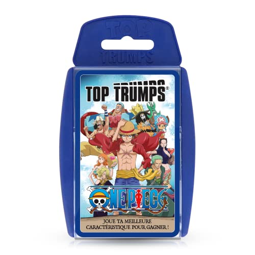 Winning Moves - Top Trumps One Piece - Juego de Cartas - Juego de Batalla - Versión Francesa. WM02559-FRE-6
