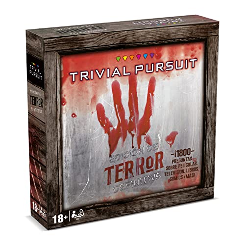 Winning Moves Trivial Pursuit de Terror - Juego de Mesa con 1800 Preguntas - Versión en Español