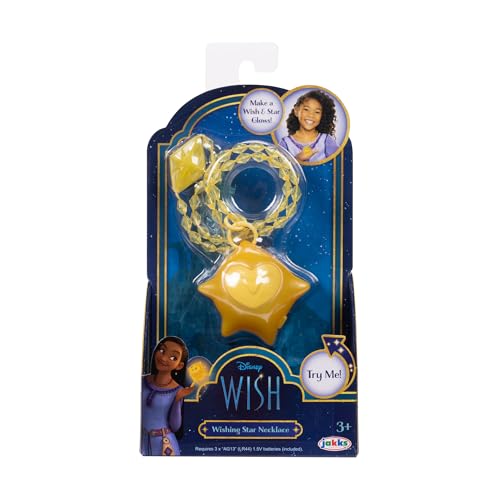 Wish Disney, poder de los deseos, collar con estrella mágica interactiva inspirado en la película, juguete, 3 años