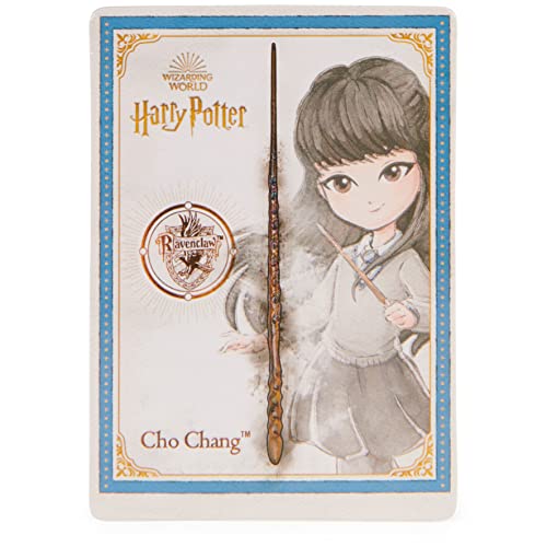 Wizarding World Varita mágica de plástico Cho Chang de Harry Potter, con Tarjeta de Hechizo, 30,5 cm, Juguete para niños a Partir de 6 años