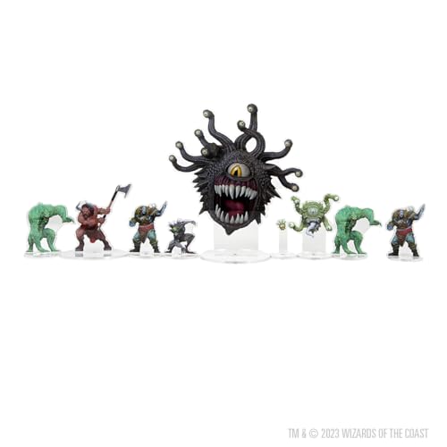 WizKids D&D Idols of The Realms: Beholder Hive - Juego 2D de mazmorras y dragones en miniaturas