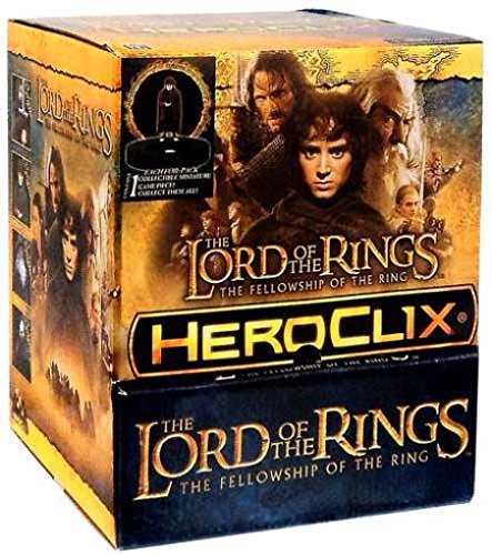 WizKids Lord of The Rings Fellowship of The Ring HeroClix Gravity Feed Box [24 Packs]