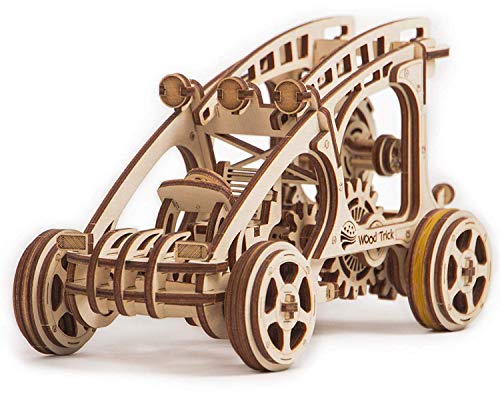 Wood Trick Dune Buggy Wooden Model Car Kit to Build - Mechanical - 3D Wooden Puzzle Car - Best DIY Toy - STEM Toys for Boys and Girls