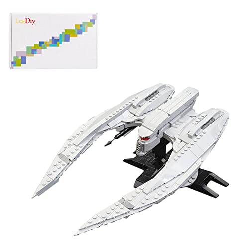 YANYUESHOP Juego de construcción de Nave Espacial Technic, 660 Piezas MOC-85569 MK II Cylon Raider-Minifig Scale Starfighter Starship, Juguete de Nave Espacial Compatible con Lego