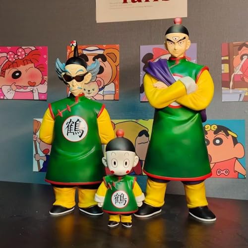 YAzgan Anime Crane Hermit Figura DBZ Tien Shinhan Chiaotzu Estatua Goku Vegeta Buu Gohan Figuras de acción Dibujos animados Colección de cumpleaños Regalos PVC Figura (Chiaotzu 11cm)