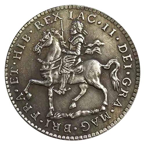 YunBest 1690 Monedas antiguas de Irlanda romana talladas - Caballero Europa Monedas Viejas Conmemorativas Challenge + Bolsa de regalo KaiKBax para papá/marido BestShop
