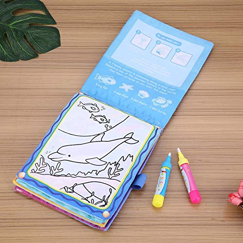 Zerodis Cuaderno de dibujo de agua para bebé, con lápiz para el aprendizaje educativo, regalos para jugar a juguetes