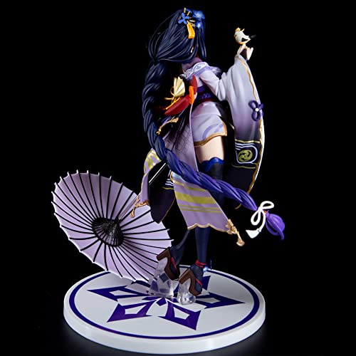 Zhongkaihua Raiden Shogun - Figura de acción de Raiden Ei Beelzebul Take an Umbrella, figura de personaje de anime, estatua de modelo de PVC, regalo periférico coleccionable para fanáticos, 23 cm