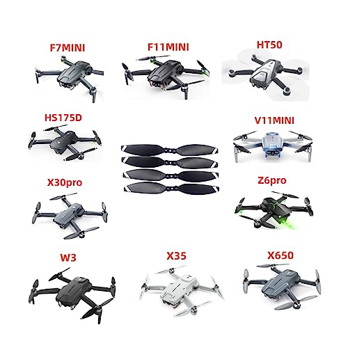 ZYGY 24 piezas de hélice para HS175D HT50 X500pro X650 Z6pro W3 F11MINI F7MINI V11MINI fotografía aérea plegable Quadcopter Accesorios Control remoto Drone Blade repuestos