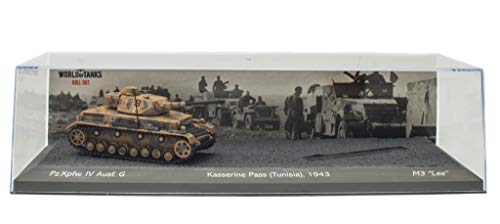 - Pz.Kpfw. IV Ausf. G Battle of The Kasserine Pass TÚNEZ 1943 - Tanque Militar 1:72 World of Tanks (OT9)