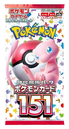 (1 paquete) Pokemon Juego de cartas japonés 151 SV2a Booster Pack (7 cartas por paquete)