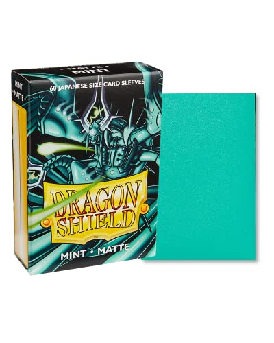 2 x 60 fundas de Dragon Shield Japanese Matte Sleeves (color: menta mate) + Heartforcards® protección de envío