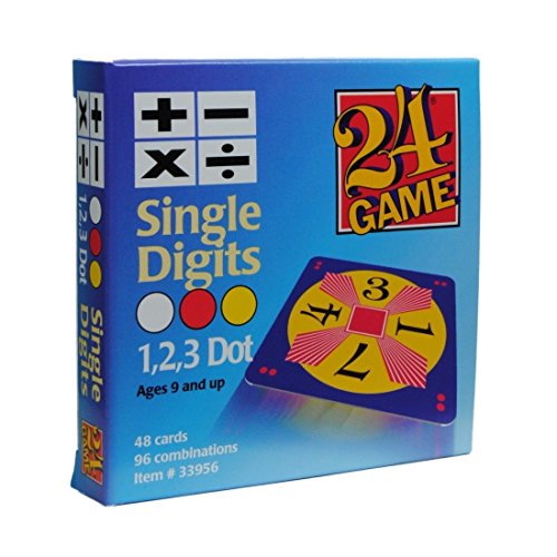24 Game: 48 Card Deck, Single Digit cards Math Game by 24 Game