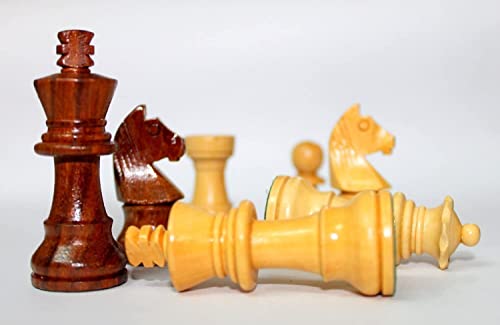 3 "Rey Altura - Edición coleccionista Piezas de ajedrez de Madera Figuras de ajedrez Staunton Figura