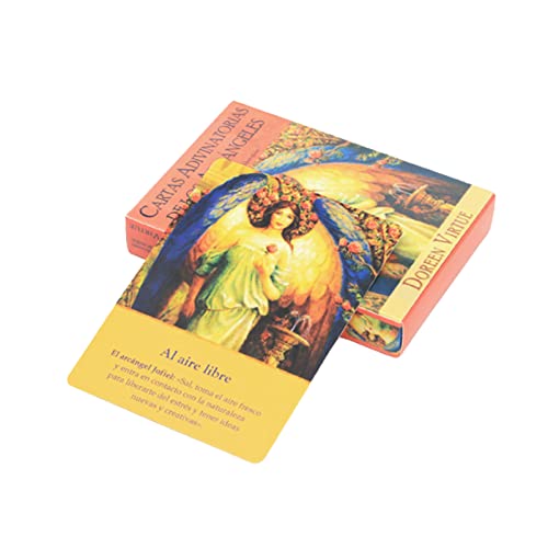 45 Pcs Tarot Cards Mystic Oracle Cards Funny Future Fate Forecasting Cards for Divination Deck Beginners