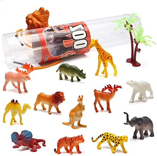 82 juguetes de animales, varios mini dinosaurios, insectos, animales de granja del océano, animales de la jungla, figuras de perros, juegos de juguetes de plástico realistas para zoológicos