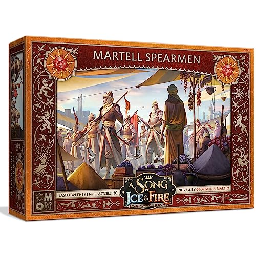 A Song of Ice and Fire Martell Spearmen Unit Box Set de figuras - Juego de estrategia para adolescentes y adultos, a partir de 14 años - 2 jugadores y más, tiempo de juego promedio 45-60 minutos -