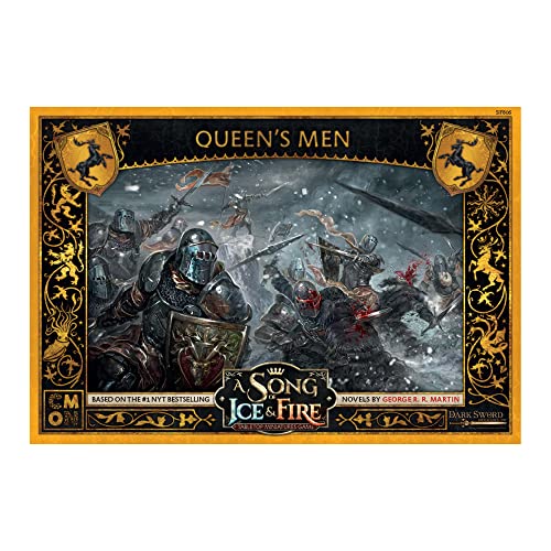 A Song of Ice and Fire Tabletop Miniatures Game – Baratheon Queen's Men Expansion Set , Strategy Game for Teens and Adults , Ages 14 and up , 2+ Players , Average Playtime 45-60 Minutes , Made by CMON