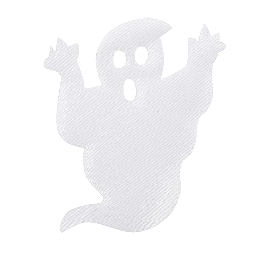 Accesorios de Halloween Decoración de fiesta Confeti de fantasma de Halloween 30 piezas Confeti de fantasma de Halloween Blanco Adornos de fiesta de vacaciones no tejidos Suministros 5 cm(5cm ghost)