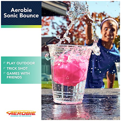 Aerobie Sonic Bounce Pelotas en Paquete de 3 – Bolas de Pelusa definitivas (diámetro de 6,6 cm) para Juegos al Aire Libre, para Adultos y niños a Partir de 8 años