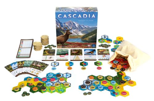 Alderac Entertainment - Cascadia - Board Game - Base Game - For 1-4 Players - from Ages 10+ - English