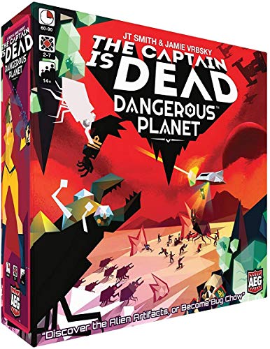 Alderac Entertainment - The Captain Is Dead Dangerous Planet - Board Game - Standalone - Expansion - For 2-7 Players - from Ages 14+ - English