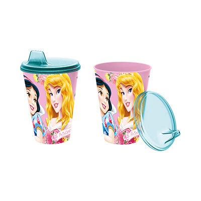 ALMACENESADAN 2137; Vaso Sipper Disney Princesas; 430 ml; Producto de plástico; Libre BPA