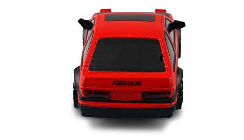 Amewi 21083 Drift Sport Car - Coche teledirigido (Escala 1:24, 4 WD, 2,4 GHz), Color Rojo