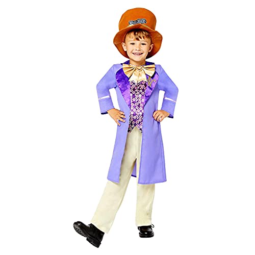 amscan Disfraz oficial de Willy Wonka con licencia oficial de Warner Bros, Morado (, 6-8 Años
