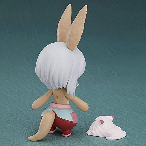 Anime Made In Abyss Nanachi Q Version Figuras cambiables Cara Figura de acción Anime Colección de personajes Modelo Estatua Adornos de escritorio