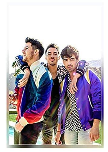 ANSNOW Jonas Brothers American Pop Rock Band Posters Rompecabezas de Madera 1000 Piezas Juguetes para Adultos Juego de Descompresión